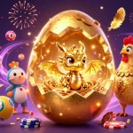 Win big with keo nha cai as a golden dragon reveals treasures in an engaging gambling scene.