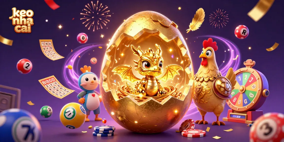 Win big with keo nha cai as a golden dragon reveals treasures in an engaging gambling scene.