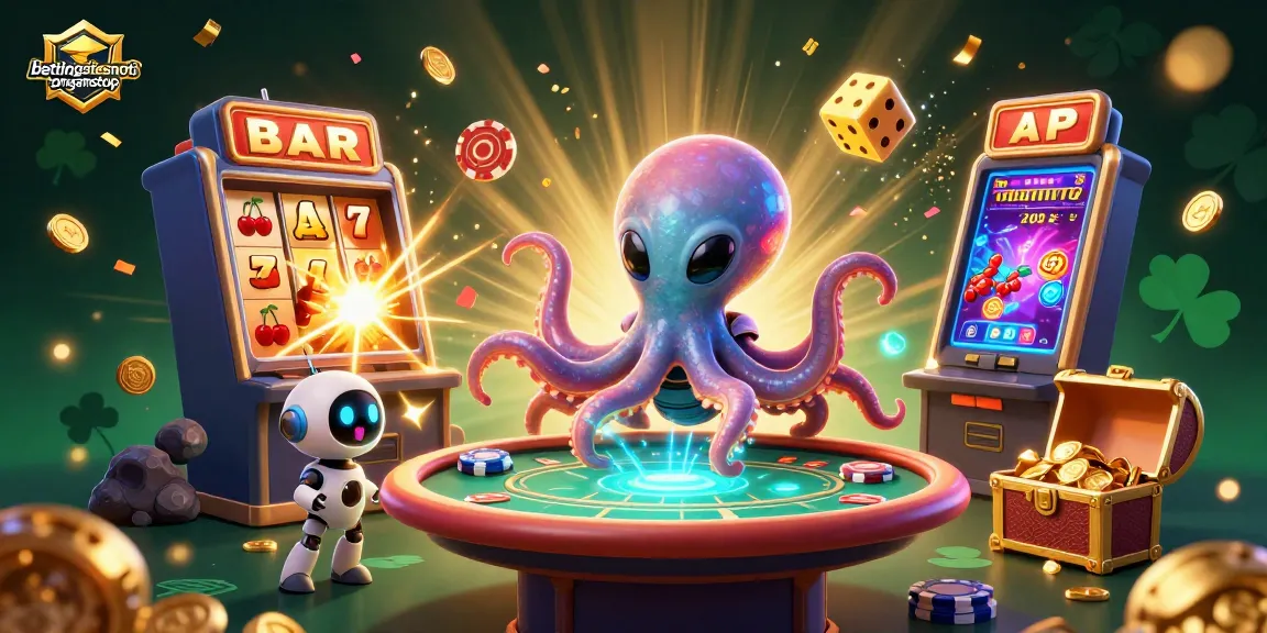 Experience thrilling action at bettingsitesnotongamstop with an alien octopus and poker games.