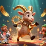 Dhani win presents a festive 3D casino scene filled with characters and exciting game elements.