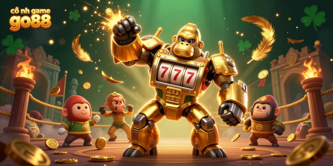 Launch your winning journey at cổng game go88 with this vibrant 3D casino illustration.