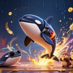 Experience the excitement of cổng game hitclub with vibrant characters and gold coins in action.