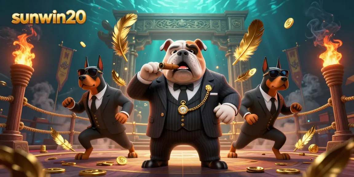 Witness the thrilling action at sunwin20's online gambling arena with a dynamic 3D scene.